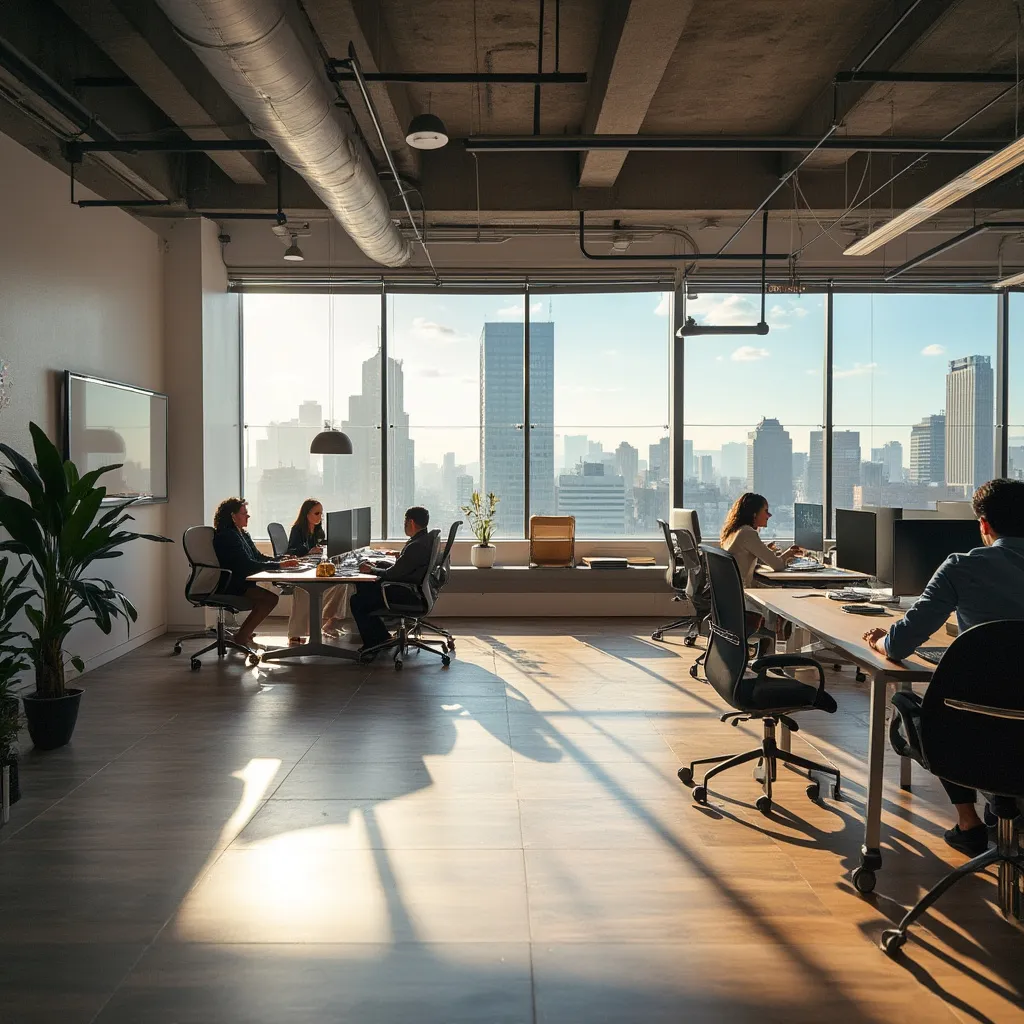 Oficinas modernas de FinanzasArg en Buenos Aires
